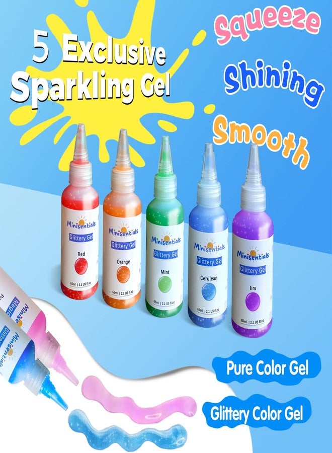 MINISENTIALS Magic Water Elf Toy Kit - Aqua Art Water Fairy Gel Kit for Kids - 10 Colors Magic Gel Water Pets - DIY Squishy Maker Set - Make Your Own Squishies Toy Crafts Party Favor for Boys & Girls Ages 6-12 - Image 4